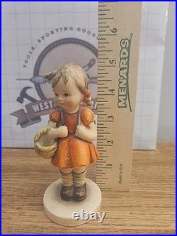 RARE 5 School Girl DOUBLE CROWN, Gold SEAL, Goebel Hummel #81, H2