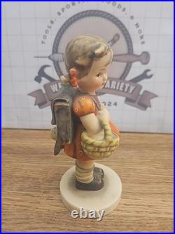 RARE 5 School Girl DOUBLE CROWN, Gold SEAL, Goebel Hummel #81, H2