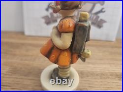 RARE 5 School Girl DOUBLE CROWN, Gold SEAL, Goebel Hummel #81, H2