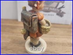 RARE 5 School Girl DOUBLE CROWN, Gold SEAL, Goebel Hummel #81, H2