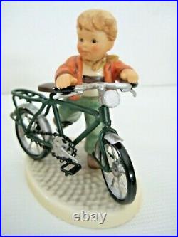RARE GOEBEL Hummel FIRST TWO WHEELER #2319 TMK9 FOUNDERS COLLECTION MINT