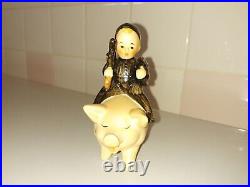 RARE Goebel Hummel W. Germany Chimney Sweep Boy on Pig Figurine Spo61