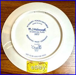 RARE Goebel M. I. Hummel 7th Annual Plate 1977 Hum 270 Boy in Tree West Germany