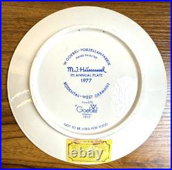 RARE Goebel M. I. Hummel 7th Annual Plate 1977 Hum 270 Boy in Tree West Germany