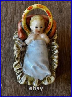 RARE HUMMEL GEOBEL Complete 16 Piece Holy Nativity Set Hand Painted