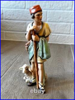 RARE HUMMEL GEOBEL Complete 16 Piece Holy Nativity Set Hand Painted