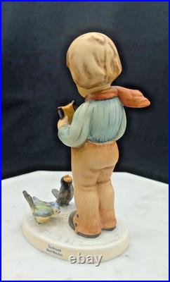 RARE Hand signed Goebel Hummel Figurine Bird Watcher 5 Tall TMK 7