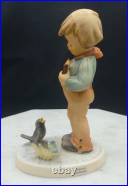 RARE Hand signed Goebel Hummel Figurine Bird Watcher 5 Tall TMK 7