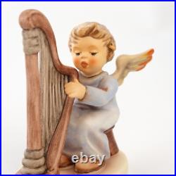 RARE Hummel 2096/B Heavenly Harpist Figurine 4 COA & BOX