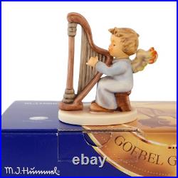 RARE Hummel 2096/B Heavenly Harpist Figurine 4 COA & BOX