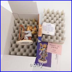 RARE Hummel 2096/B Heavenly Harpist Figurine 4 COA & BOX