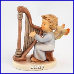 RARE Hummel 2096/B Heavenly Harpist Figurine 4 COA & BOX