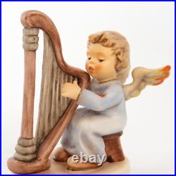 RARE Hummel 2096/B Heavenly Harpist Figurine 4 COA & BOX