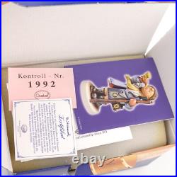 RARE Hummel 2096/B Heavenly Harpist Figurine 4 COA & BOX