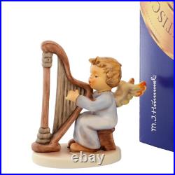 RARE Hummel 2096/B Heavenly Harpist Figurine 4 COA & BOX
