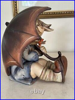 RARE LARGE HUMMEL UMBRELLA GIRL #152 B TMK 2 Goebel Hummel GERMANY 8