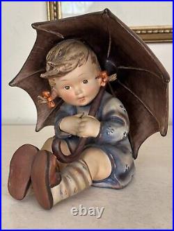 RARE LARGE HUMMEL UMBRELLA GIRL #152 B TMK 2 Goebel Hummel GERMANY 8