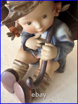 RARE LARGE HUMMEL UMBRELLA GIRL #152 B TMK 2 Goebel Hummel GERMANY 8