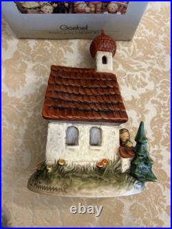 RARE Large Goebel Hummel Chapel Time Clock Time In Box QU/86 XX Pd. Orig. $945