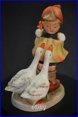 RARE TMK 1 GOEBEL Hummel Incised Crown Goose Girl 47 0 Raised Grass