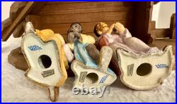Rare Goebel Hummel 15-Pc Nativity Set W. Germany HX303 1960 with Crèche & Palm Tree