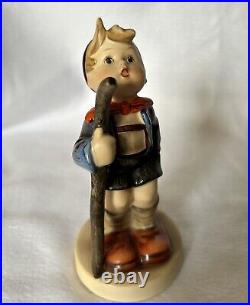 Rare Goebel Hummel #16'Little Hiker' Figurine TMK-1 Crown Mark? Excellent