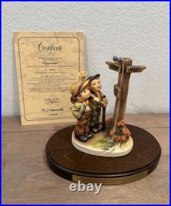 Rare Goebel Hummel Crossroads 331 Military Edition Singed By C. Goebel with COA