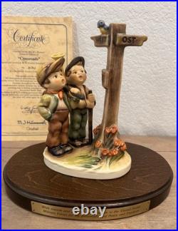 Rare Goebel Hummel Crossroads 331 Military Edition Singed By C. Goebel with COA