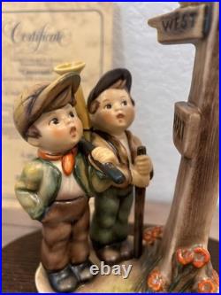 Rare Goebel Hummel Crossroads 331 Military Edition Singed By C. Goebel with COA