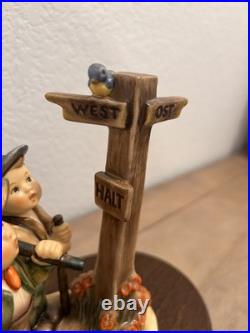 Rare Goebel Hummel Crossroads 331 Military Edition Singed By C. Goebel with COA