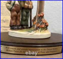Rare Goebel Hummel Crossroads 331 Military Edition Singed By C. Goebel with COA