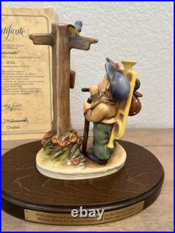 Rare Goebel Hummel Crossroads 331 Military Edition Singed By C. Goebel with COA