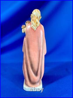 Rare Goebel Hummel Figurine Mary In Pink Robe & Baby Jesus 10h Rare Goebel Hummel Figurine Mary In Pink Robe & Baby Jesus 10h