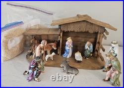 Rare Goebel Hummel Nativity Manger scene 11 Piece Germany