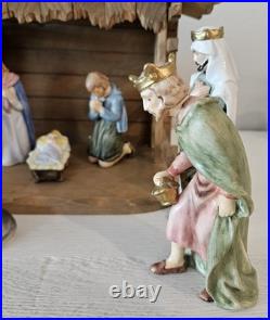Rare Goebel Hummel Nativity Manger scene 11 Piece Germany