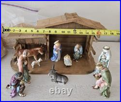 Rare Goebel Hummel Nativity Manger scene 11 Piece Germany