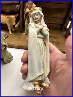 Rare Goebel Hummel Nativity Manger scene 7 Piece Germany With Original Stable Rare Goebel Hummel Nativity Manger scene 7 Piece Germany With Original Stable