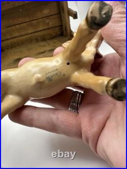 Rare Goebel Hummel Nativity Manger scene 7 Piece Germany With Original Stable