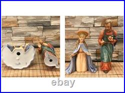 Rare & Hard To Find Goebel Hummel Nativity 14 Piece Set #260 Jumbo Sizes, Manger