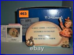 Rare Hummel Anchored To The Past Plaque #820 Tmk8 120 Only Made-mint In Box