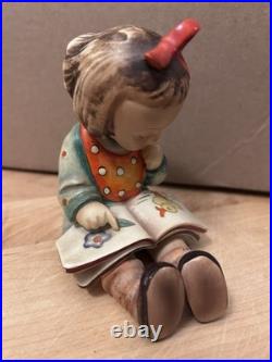 Rare Hummel Bookworm Girl TMK-1 1946-1948 US-Zone Germany (pre West Germany)