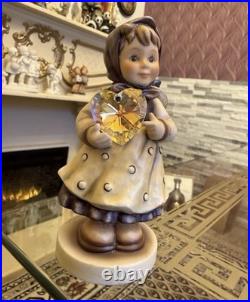 Rare Hummel Figurine Working Pattern Hum 856 Meisterstuck FM8 Swarovski Rare