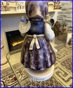 Rare Hummel Figurine Working Pattern Hum 856 Meisterstuck FM8 Swarovski Rare