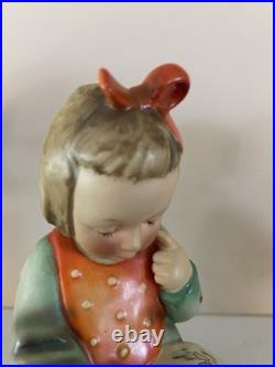 Rare Hummel Goebel Bookends Set Bookworms TMK2 Full Bee Gold Sticker 5.75 EUC