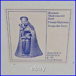 Rare Hummel Goebel Flower Madonna 10/I Color Figurine TMK 6 1984 Rare Hummel Goebel Flower Madonna 10/I Color Figurine TMK 6 1984