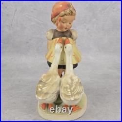 Rare Hummel Goebel Goose Girl 47 / 2 Figurine TMK 2 Full Bee 1950 1959 Rare Hummel Goebel Goose Girl 47 / 2 Figurine TMK 2 Full Bee 1950 1959