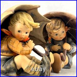 Rare Hummel Goebel Umbrella Boy & Girl 152 / 0 A & B Figurine TMK 4 1964 1972 Rare Hummel Goebel Umbrella Boy & Girl 152 / 0 A & B Figurine TMK 4 1964 1972