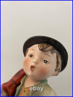 Rare Hummel Merry Wanderer Figurine 7/1 TMK 1 Double Crown Mark 7 3/4 Read Rare Hummel Merry Wanderer Figurine 7/1 TMK 1 Double Crown Mark 7 3/4 Read