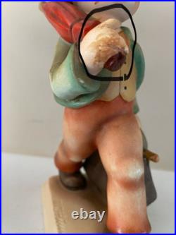 Rare Hummel Merry Wanderer Figurine 7/1 TMK 1 Double Crown Mark 7 3/4 Read Rare Hummel Merry Wanderer Figurine 7/1 TMK 1 Double Crown Mark 7 3/4 Read