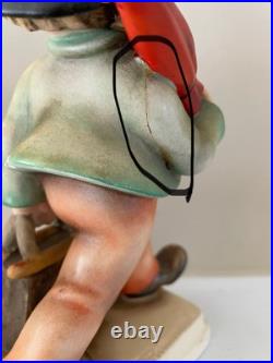 Rare Hummel Merry Wanderer Figurine 7/1 TMK 1 Double Crown Mark 7 3/4 Read Rare Hummel Merry Wanderer Figurine 7/1 TMK 1 Double Crown Mark 7 3/4 Read